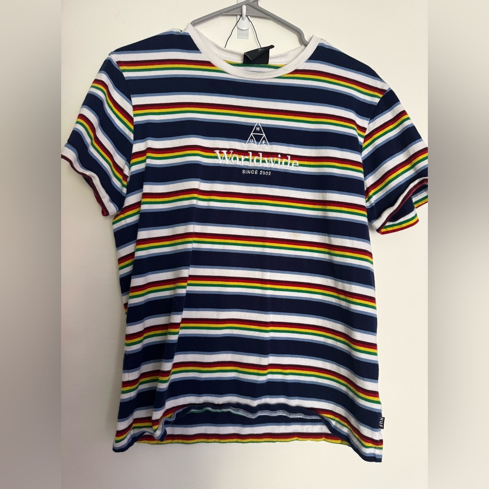 Boys Multicolor Huf Worldwide Shirt-Size Medium